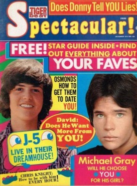Tiger Beat Spectacular! Osmonds, David Cassidy, Michael Gray, Chris Knight December 1972 (Collectible Single Back Issue Magazine)