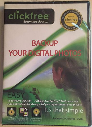Clickfree Automatic Backup/backup Your Digital Photos (DVD)