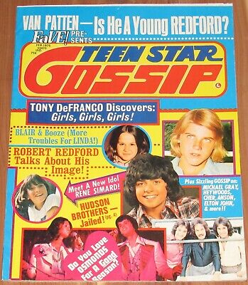 Teen Star Gossip Donny Osmond, Tony DeFranco, Linda Blair, Vincent Van Patten, More February 1975 (Collectible Single Back Issue Magazine)