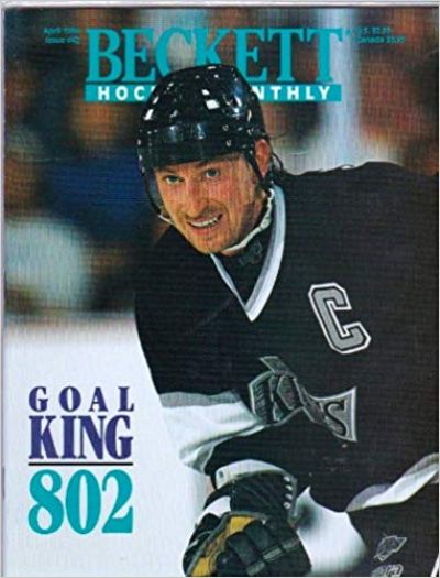 Beckett Hockey Monthly Wayne Gretzky Goal King 802 April 1994 (Beckett ...