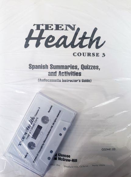 Teen Health Course 3: Spanish Summaries, Quizzes, and Activities (Audiocassette Instructor's Guide with English/Spanish Cassette Tape) (Paperback)