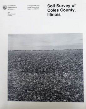 USDA Soil Survey of Coles County, Illinois Issued April, 1993 (Paperback)