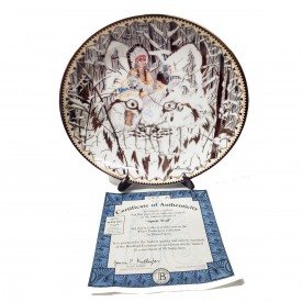 Native American Indian Collector Plate Spirit Trail from Where The Paths Join by Diana Casey #58197