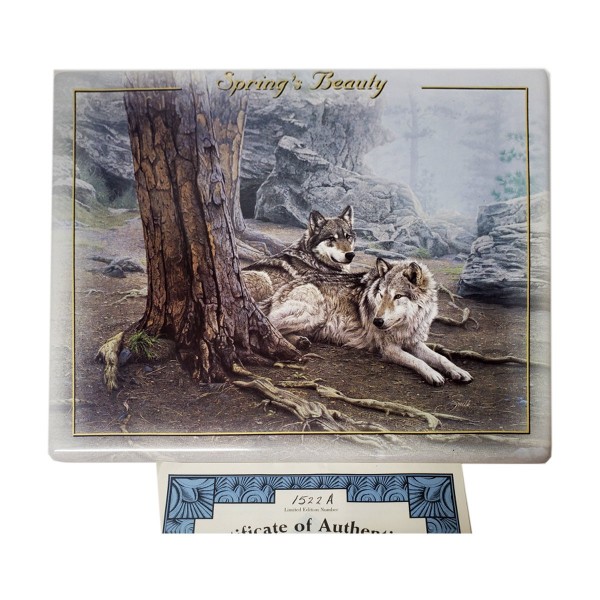 Wolf Plate Springs Beauty from The Seasons Magnificence Collection by Dan Smith 2003 #0106303003