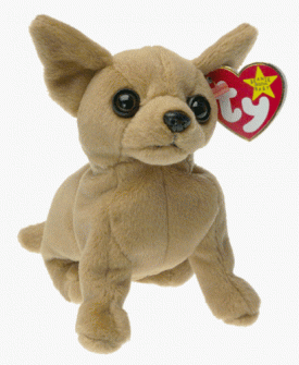 Ty Beanie Babies Tiny the Chihuahua Dog