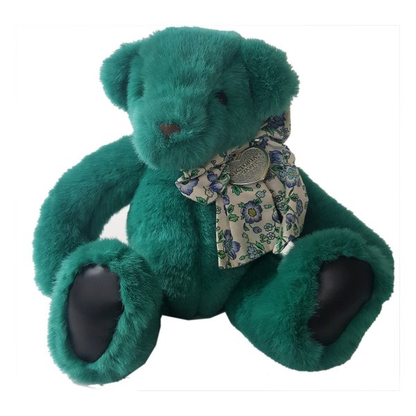 1992 Victorias Secret Plush Teal Green Teddy Bear by Gund 11 Sitting