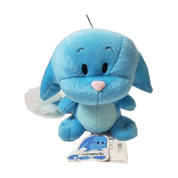 Neopets Blue Kacheek 6 1/2 Plush from 2002 Limited Too by Snap!Toys