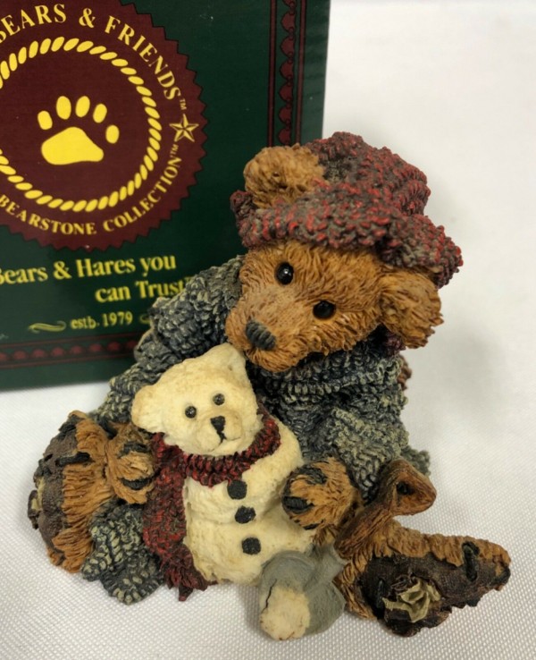 Boyds Bears Bearstone Collection Elliot & Snowbeary #2242