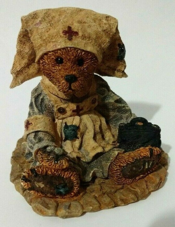 Boyds Bears Bearstone Resin Figurine Clara the Nurse