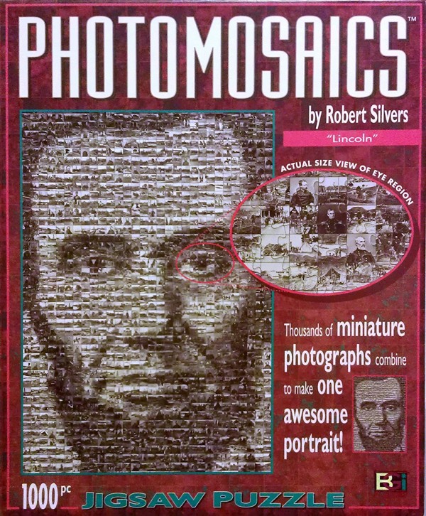 Buffalo Games Photomosaic: Lincoln 1000 Piece Jigsaw Puzzle
