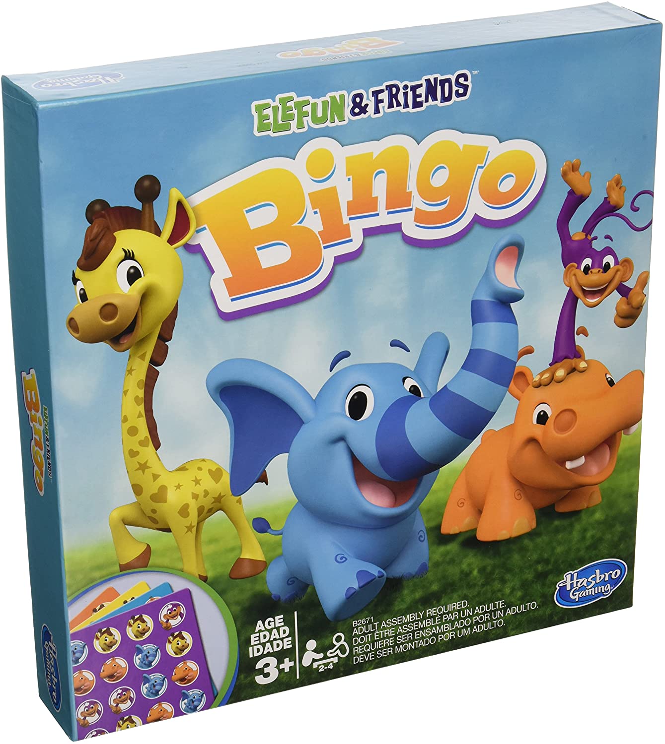 Hasbro Elefun and Friends Bingo Board Game - Nokomis Bookstore & Gift Shop