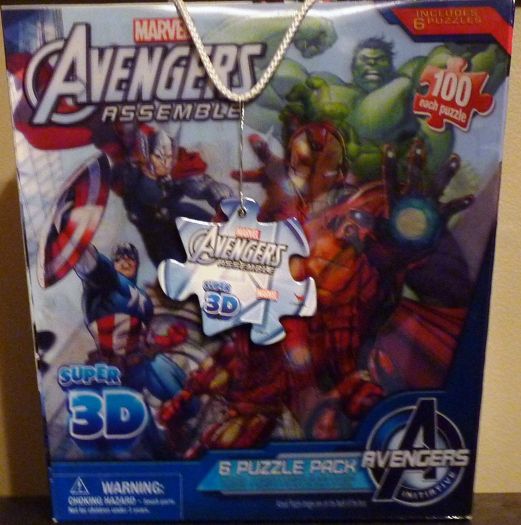 Marvel Avengers Lenticular Puzzles – Twin Pack