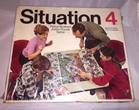 Vintage Situation 4 Game Parker Brothers 1968