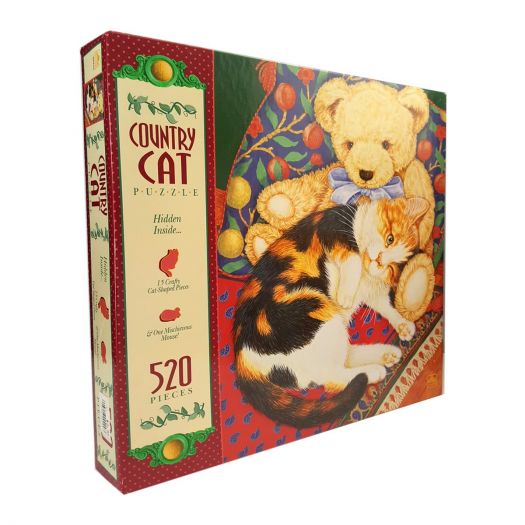 1993 The Fraser Collection Country Cat 520 Piece Puzzle