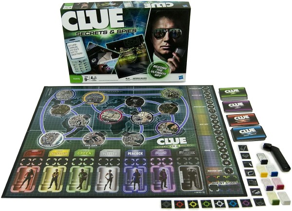 CLUE Secrets and Spies Board Game
