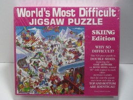 Worlds Most Difficult Jigsaw Puzzle Skiing Edition