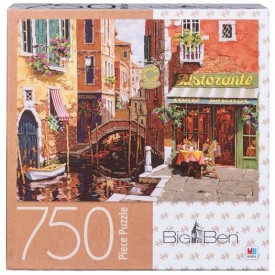Big Ben 750-Piece Adult Jigsaw Puzzle Rendezvous in Venice