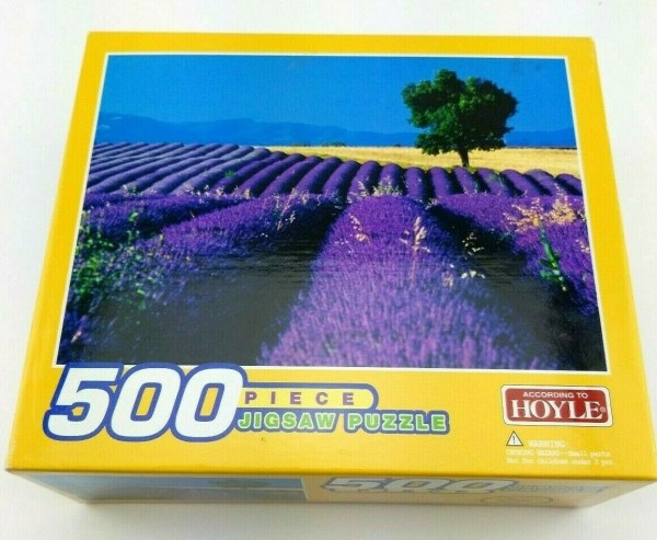 HOYLE PUZZLES 500 Piece #5500-SCE Lavender Field