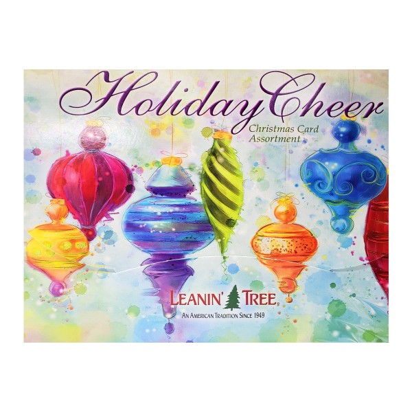 Leanin Tree Holiday Cheer Christmas Card Assortment 20 Cards & Envelopes
