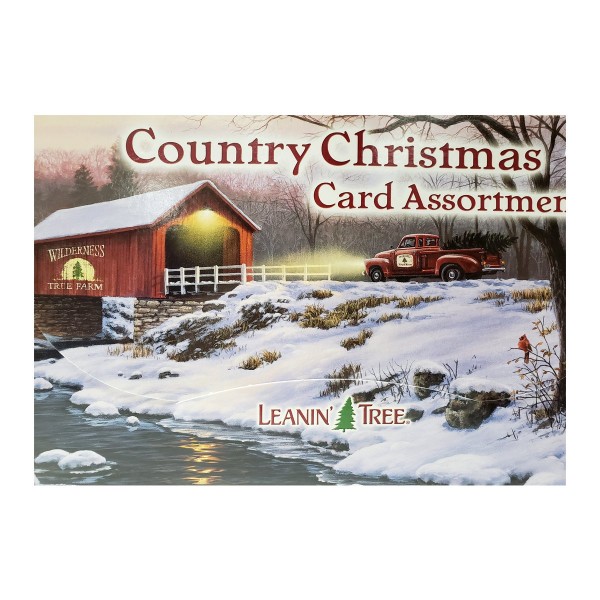 Leanin Tree Country Christmas Card Assortment 20 Cards & 22 Envelopes