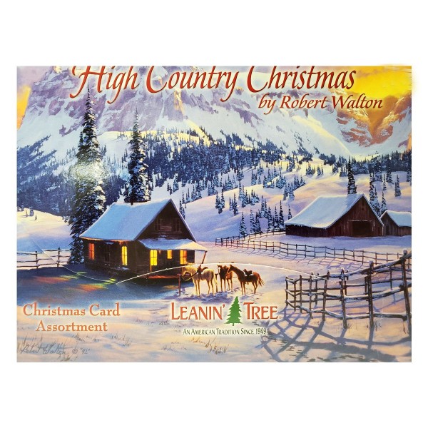 Leanin Tree High Country Christmas by Robert Walton Christmas Card Assortment 20 Cards & 22 Envelopes