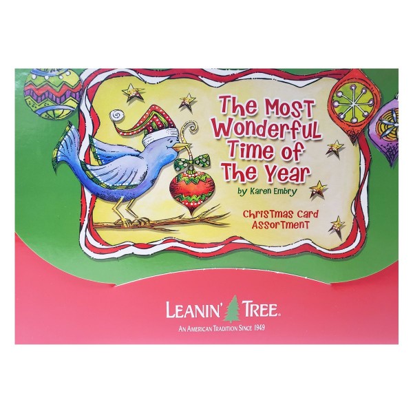 Leanin Tree The Most Wonderful Time of the Year Christmas Card Assortment 20 Cards & 22 Envelopes
