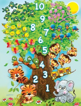 Counting Tree - 36 Piece Large Format Jigsaw Puzzle by Springbok Kids