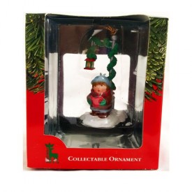 Santas Best Santakins Collectible Ornament - Child Caroler Lamppost