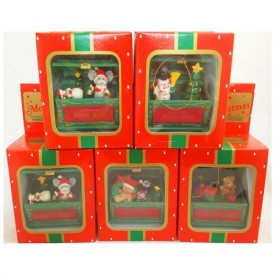 Nostalgic Christmas Toybox Ornament Set of 5