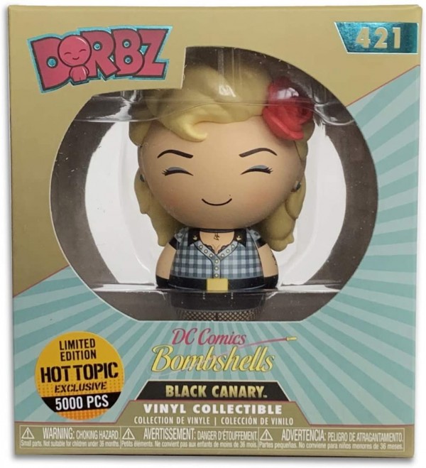 Funko Dorbz DC Bombshells Black Canary Hot Topic Exclusive
