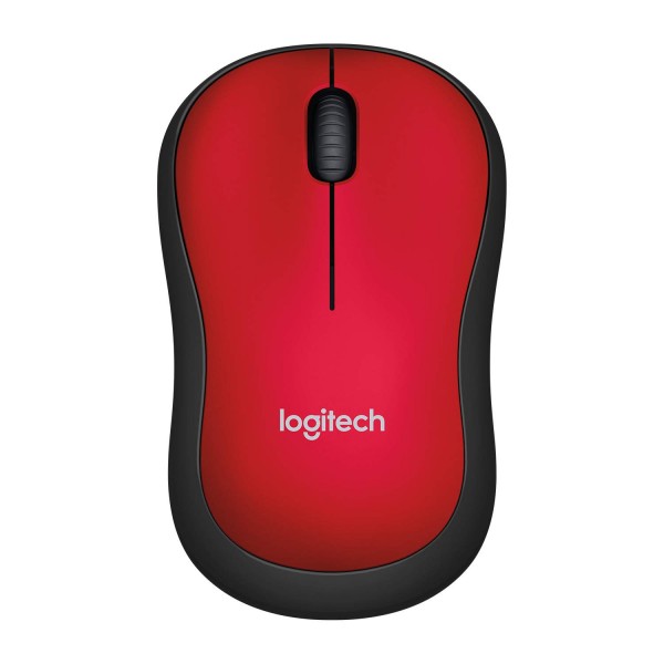 Logitech M185 Wireless Optical Mouse 2.4 GHz, Red (910-003635)