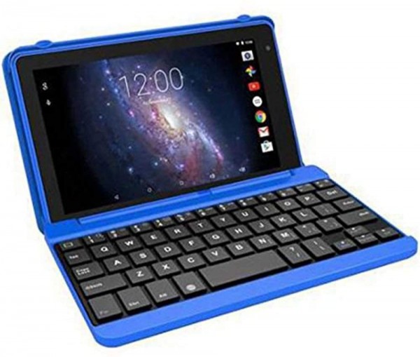 RCA Voyager 7 Inch 16GB Tablet with Keyboard Case and Android OS, Blue