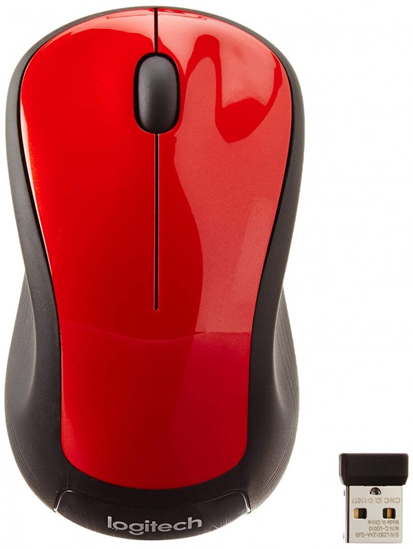 Logitech M310 Red Full Size Wireless Mouse