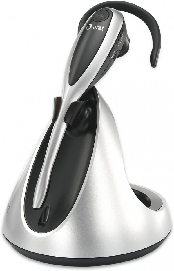 AT&T TL7600 Accessory Headset only for TL7610, TL7611, SB67138, and other models, Silver/Black