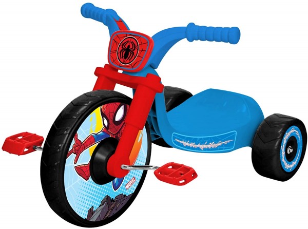 Spider-Man Adventures 10 Fly Wheels Junior Cruiser Ride-On, Ages 2-4