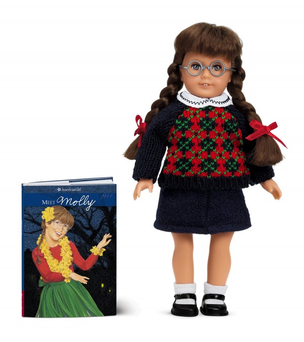 American Girl Mini Doll With Book - Molly