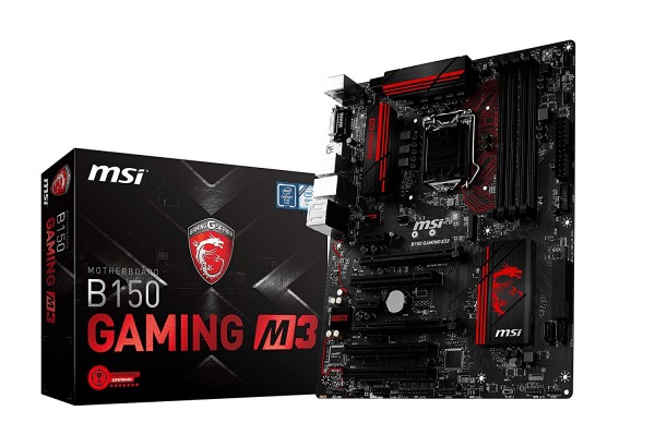 MSI Gaming Intel Skylake B150 LGA 1151 DDR4 USB 3.1 ATX Motherboard (B150 Gaming M3)