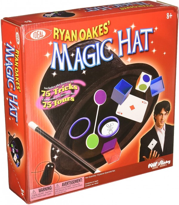 Ideal Ryan Oakes' Magic Hat 75 Tricks Kids Magic Set