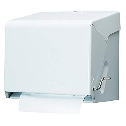 Metal Crank Roll Towel Dispenser San Jamar Continental No. T800WH