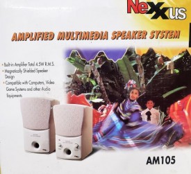 Nexxus AM105 Multimedia Computer Speakers
