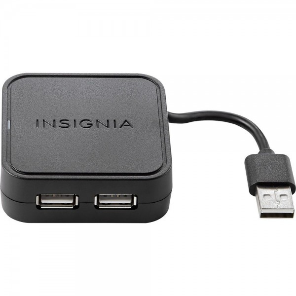 Insignia 4 Port USB 2.0 Hub Black