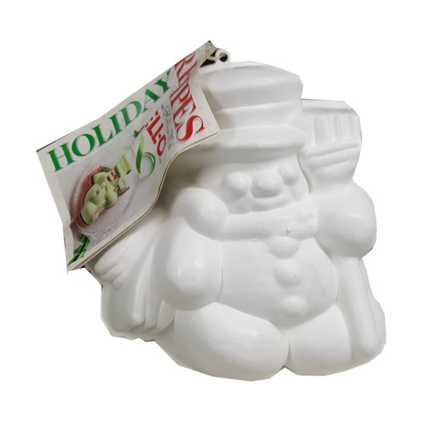 1989 Kraft Snowman Jello Mold White