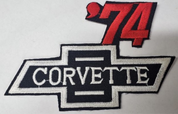 1974 Corvette Embroidered Patch