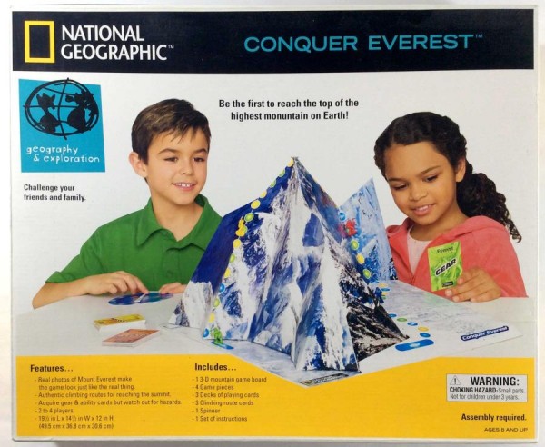 Rare 2007 National Geographic Conquest Everest Board Game