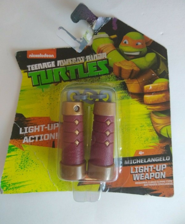 Teenage Mutant Ninja Turtles Light Up Weapon Num-chuks Michelangelo