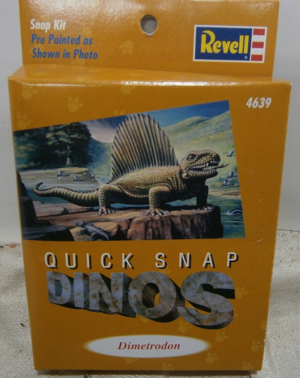 Revell Quick Snap Dinos Dinosaur Snap Kit Prehistoric Reptile 1994 Dimetrodon