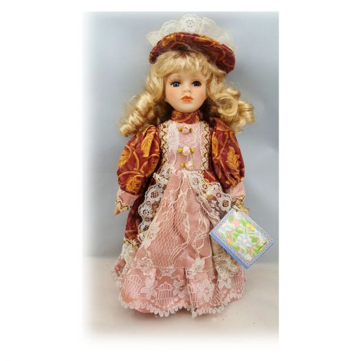 Cathay Collection Martha Collectible Porcelain Doll 12 - Nokomis ...