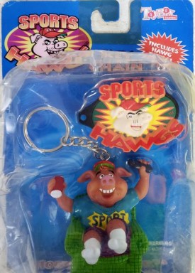 1998 Toybox Sport Hawgs Hoggy Belcher Key Chain