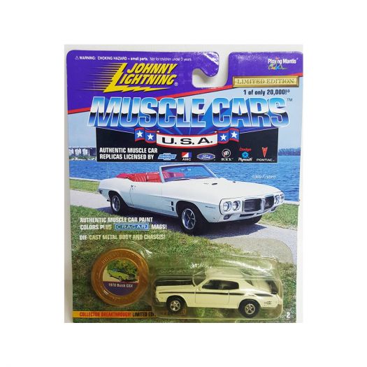 Johnny Lightning Muscle Cars 1/64 Die Cast Replica 1970 Buick GSX