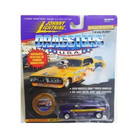 Johnny Lightning Dragsters U.S.A. 1997 Barry Setzer 1:64 Scale Replica Funny Car and Coin